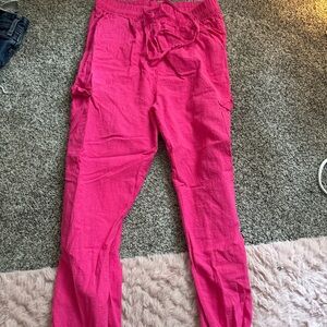 Bright Pink Jogger Pants